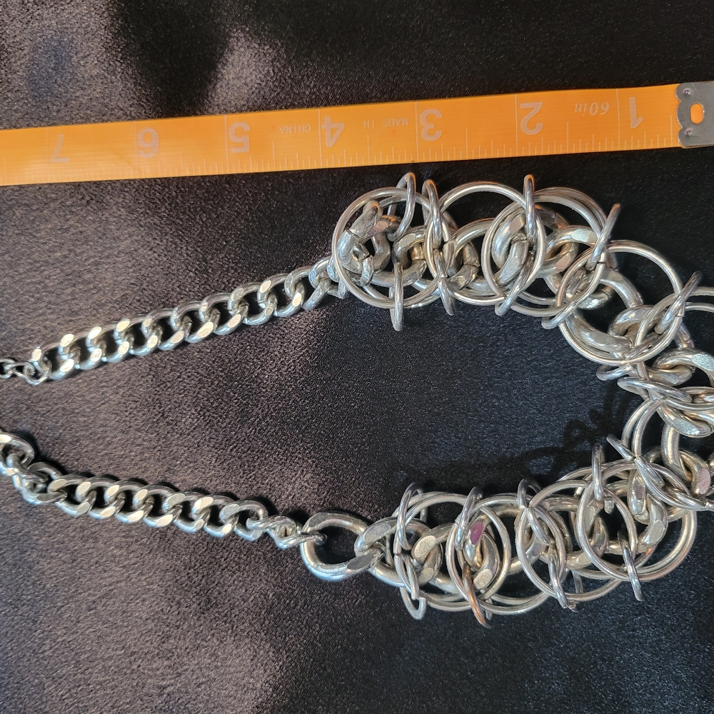 Silver Chain Link Necklace